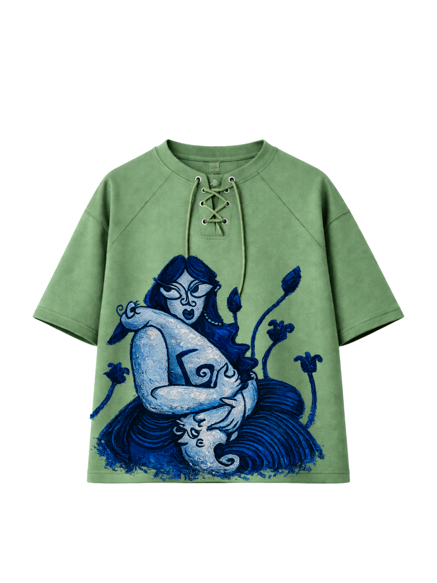 LACE UP “ALTERED” TEE 06 BATIKSS01