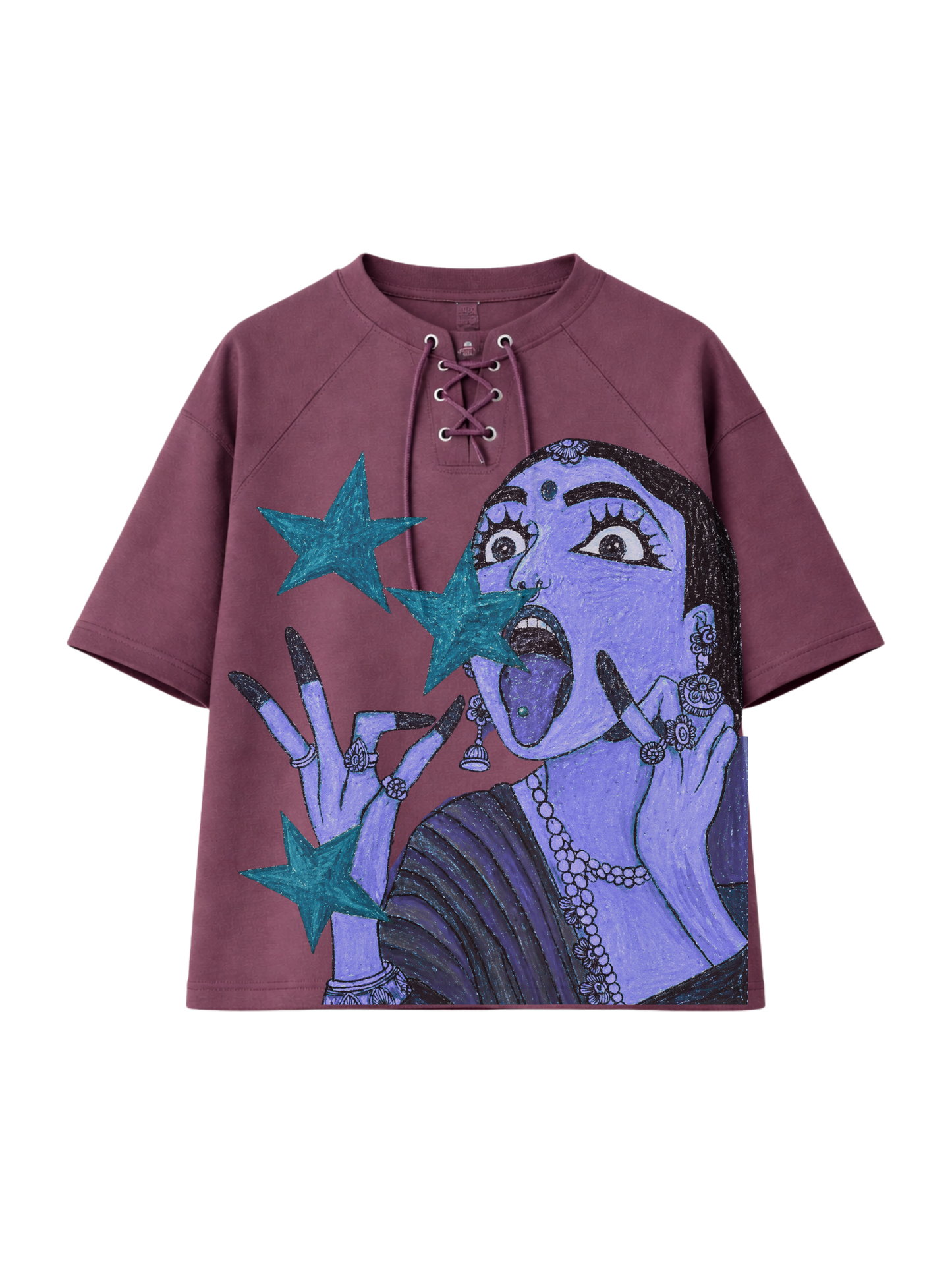 LACE UP “ALTERED” TEE 05 BATIKSS01