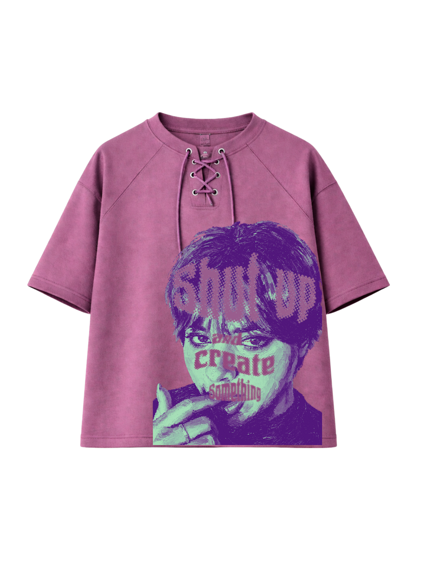 LACE UP “ALTERED” TEE 03 BATIKSS01
