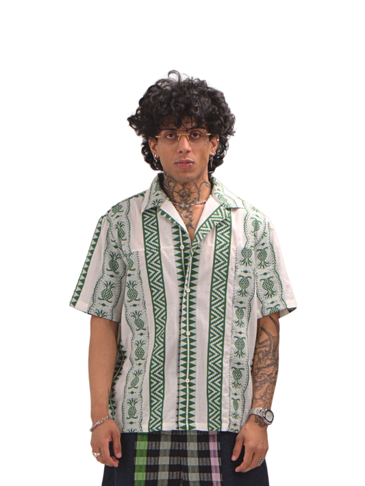 LOOM PINE OPEN COLLARED SHIRT
