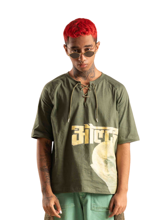 LACE UP “ALTERED” TEE BATIKSS01