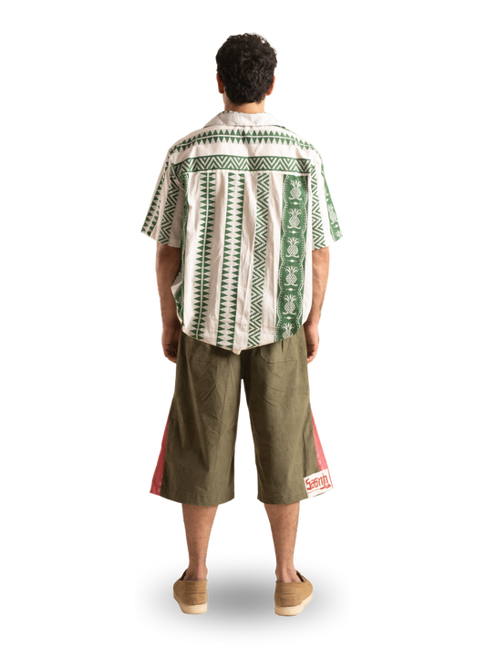 LOOM PINE OPEN COLLARED SHIRT