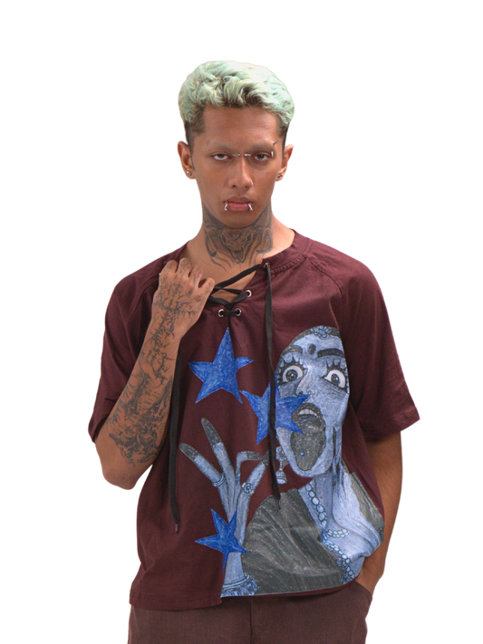 LACE UP “ALTERED” TEE 05 BATIKSS01