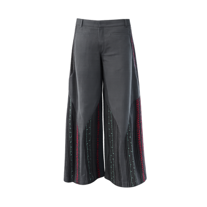 GREY PANELED PANTS 101