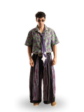 Mauve Ikat Shirt Set