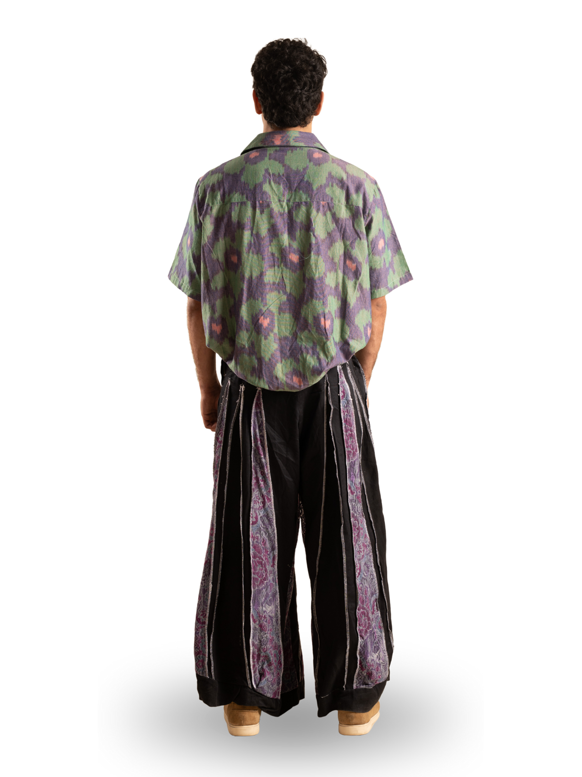Mauve Ikat Shirt Set