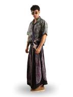 Mauve Ikat Shirt Set