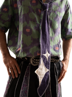 Mauve Ikat Shirt Set