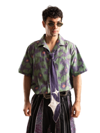 Mauve Ikat Shirt Set