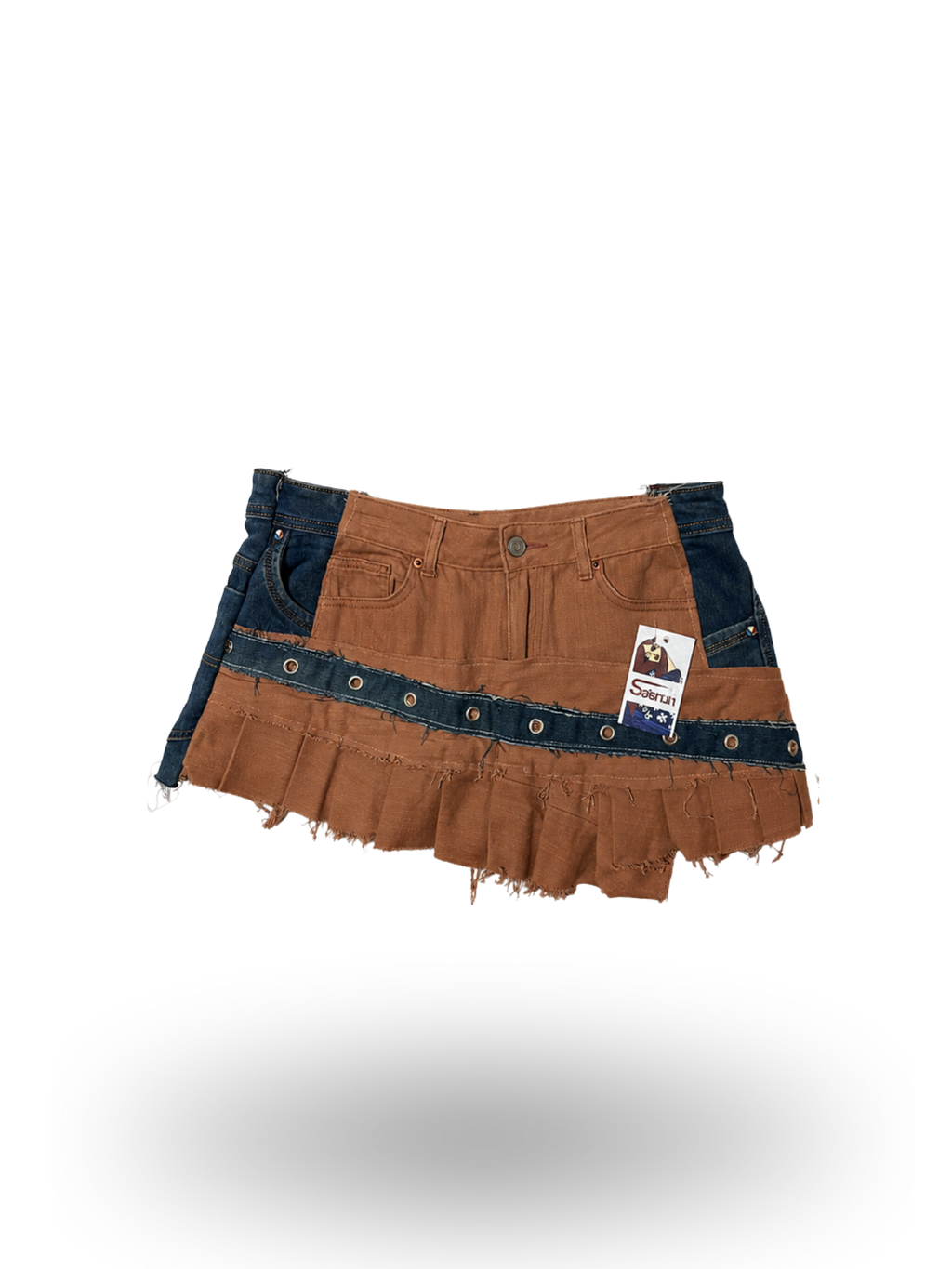 Upcycled Mini Raver Skirt