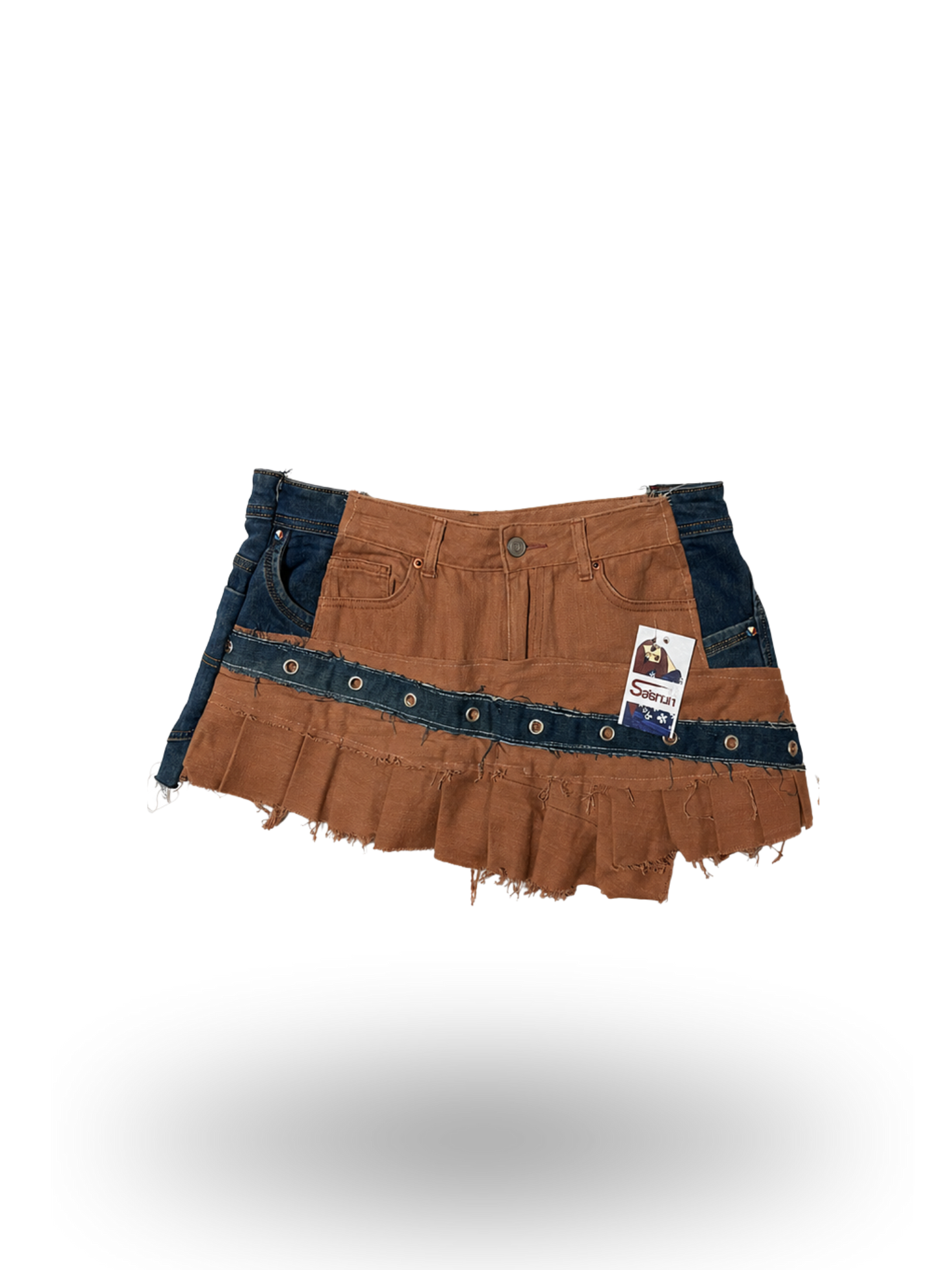 UPCYCLED MINI RAVER SKIRT