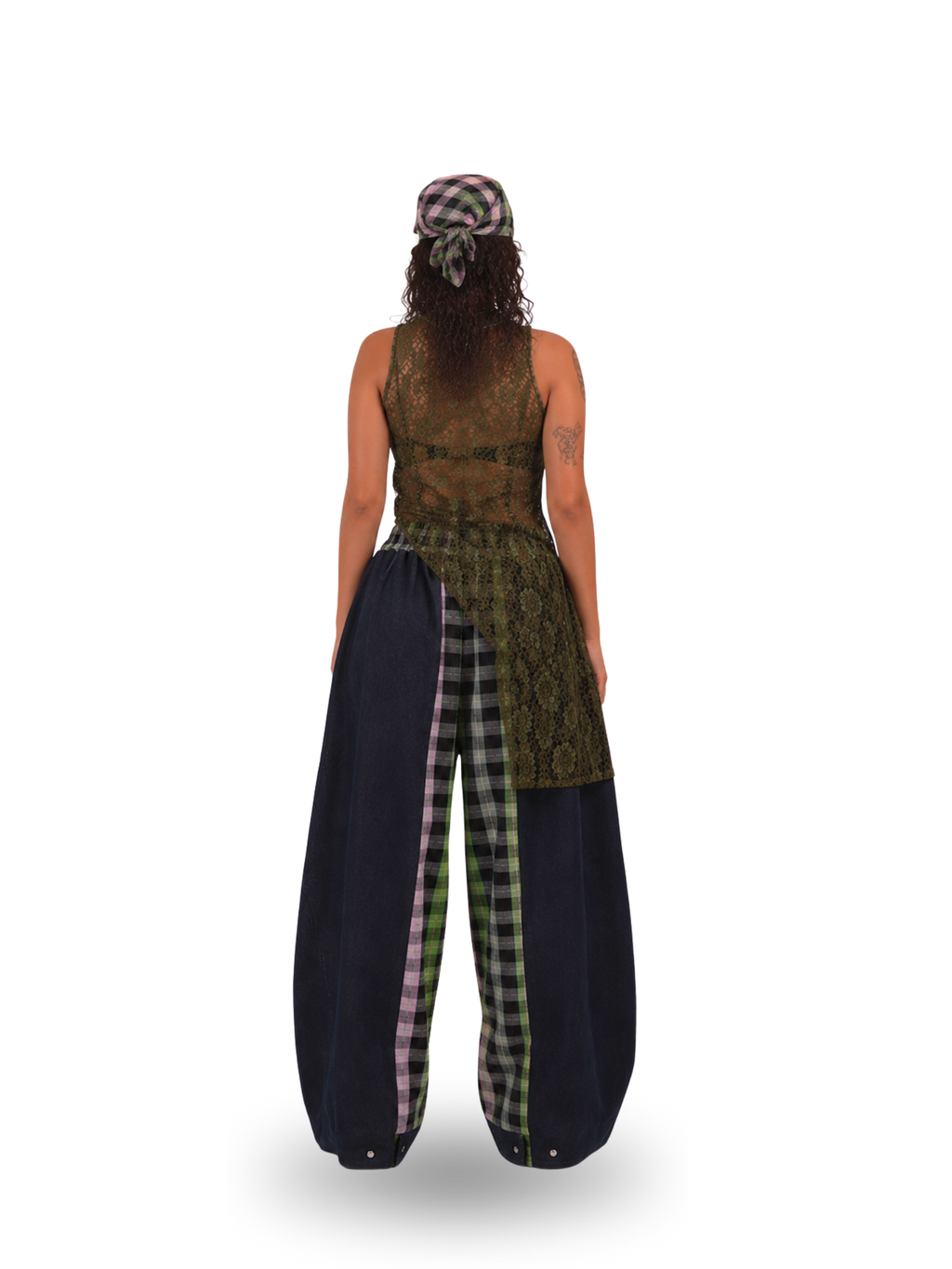 Moss Sheer Kurti