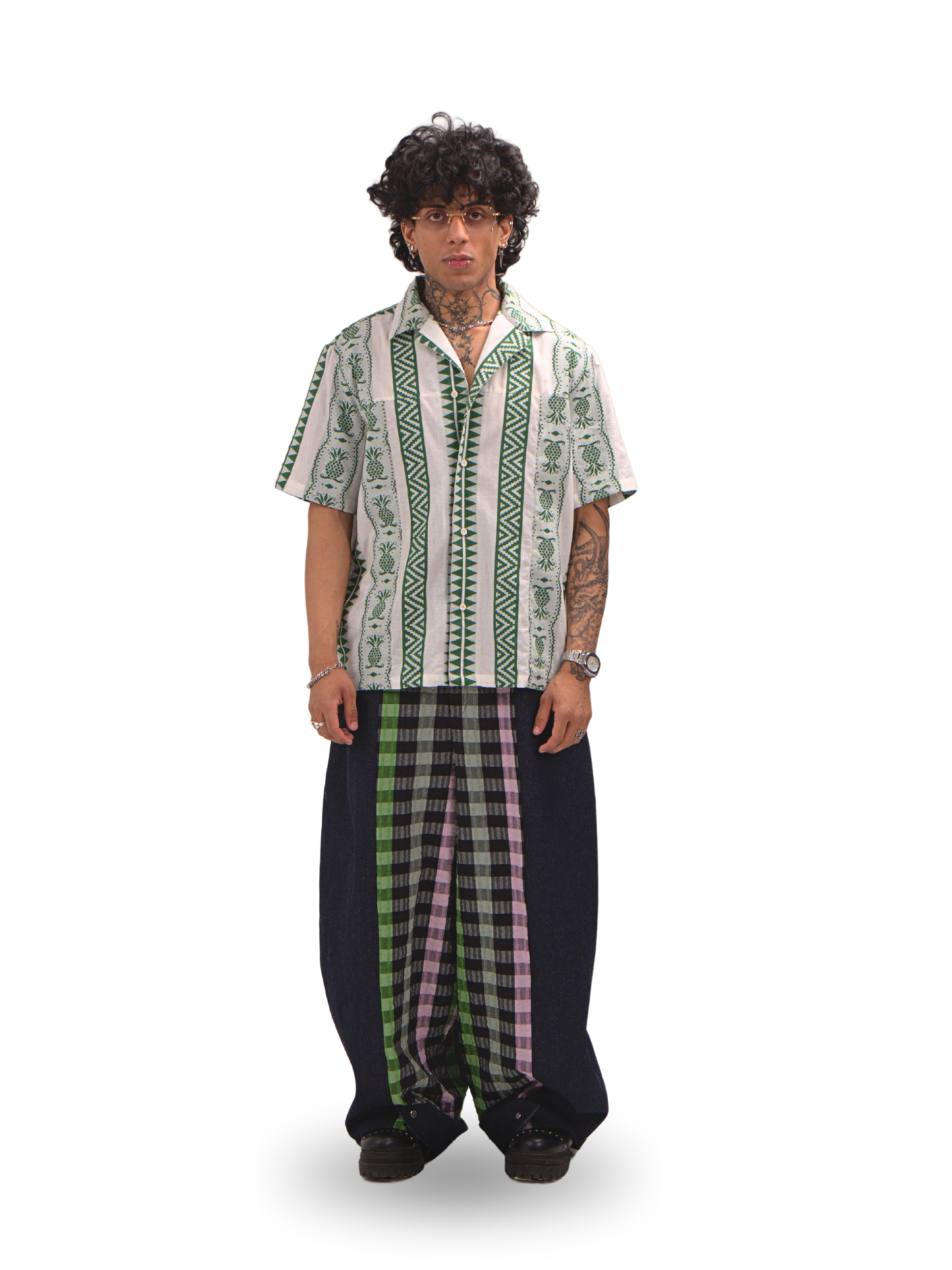 LOOM PINE OPEN COLLARED SHIRT