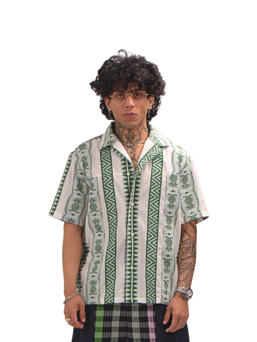 Loom Pine Open Collared Shirt