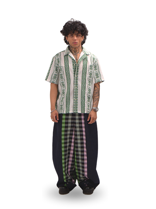 LOOM PINE OPEN COLLARED SHIRT
