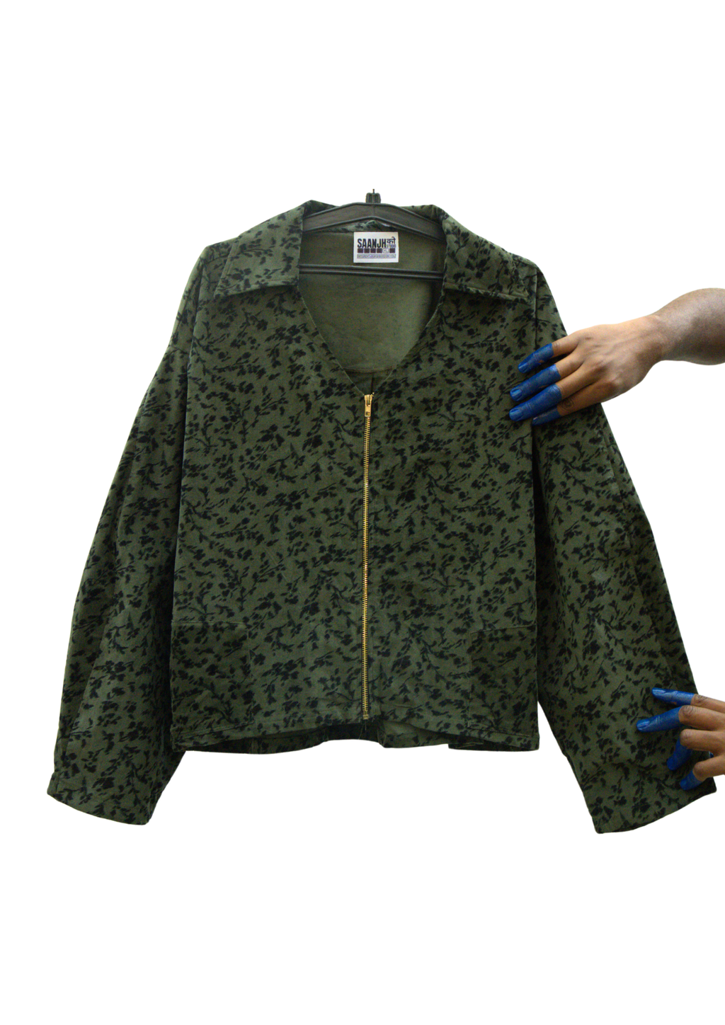 Distorted Floral Jacket