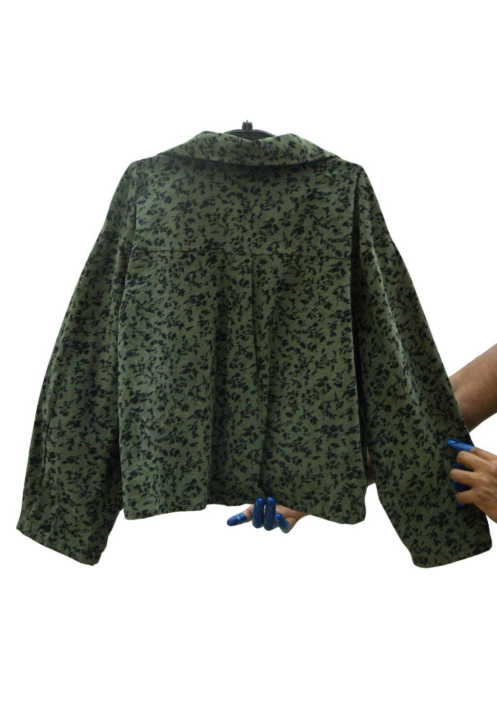 Distorted Floral Jacket