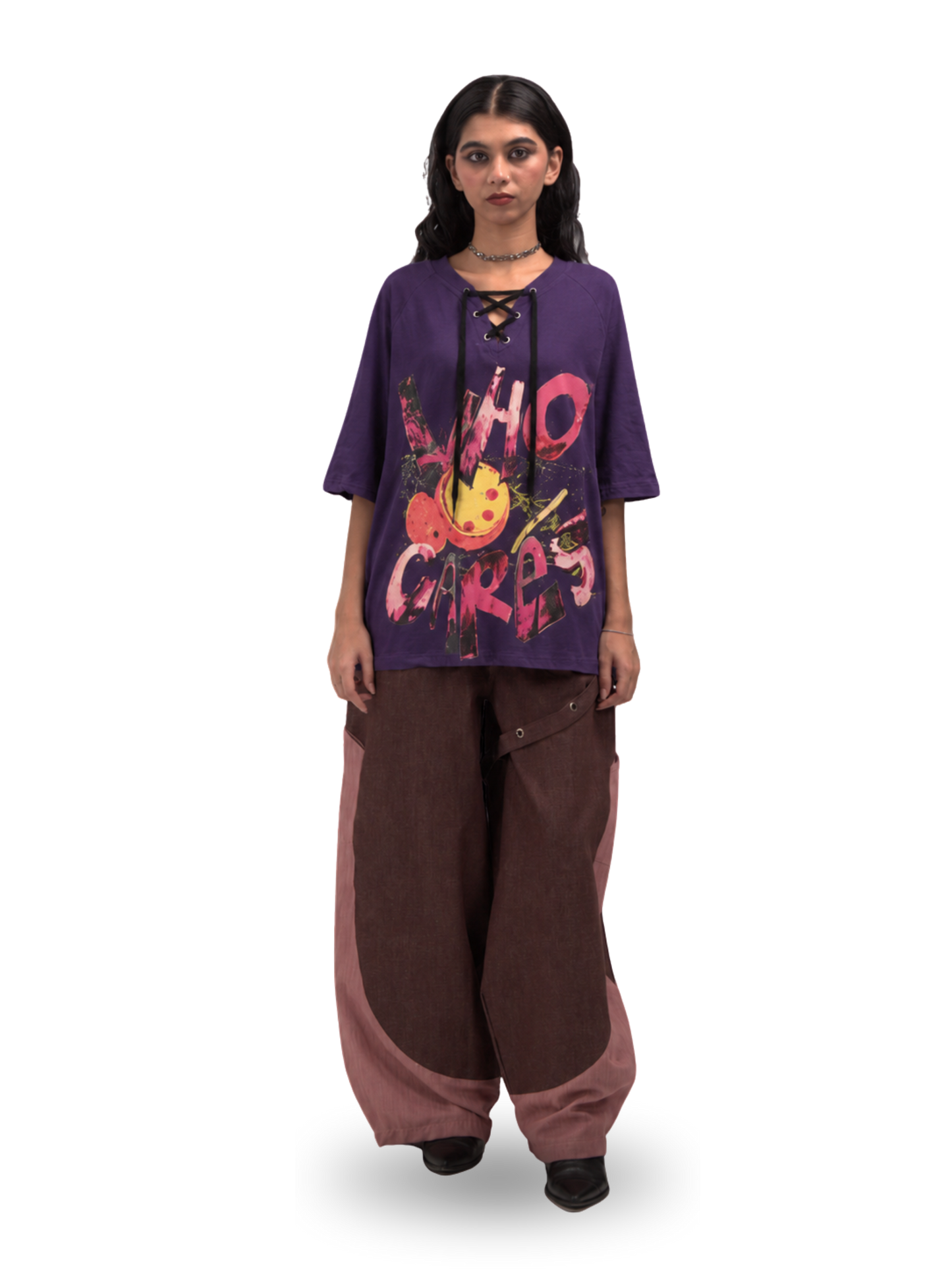 LACE UP “ALTERED” TEE 04                                                                                             BATIKSS01