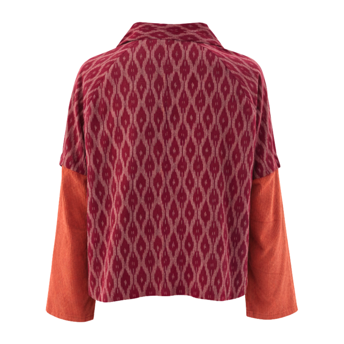 Kamana Ikat Shirt Detachable Sleeves