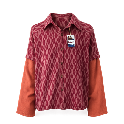 KAMANA IKAT SHIRT DETACHABLE SLEEVES