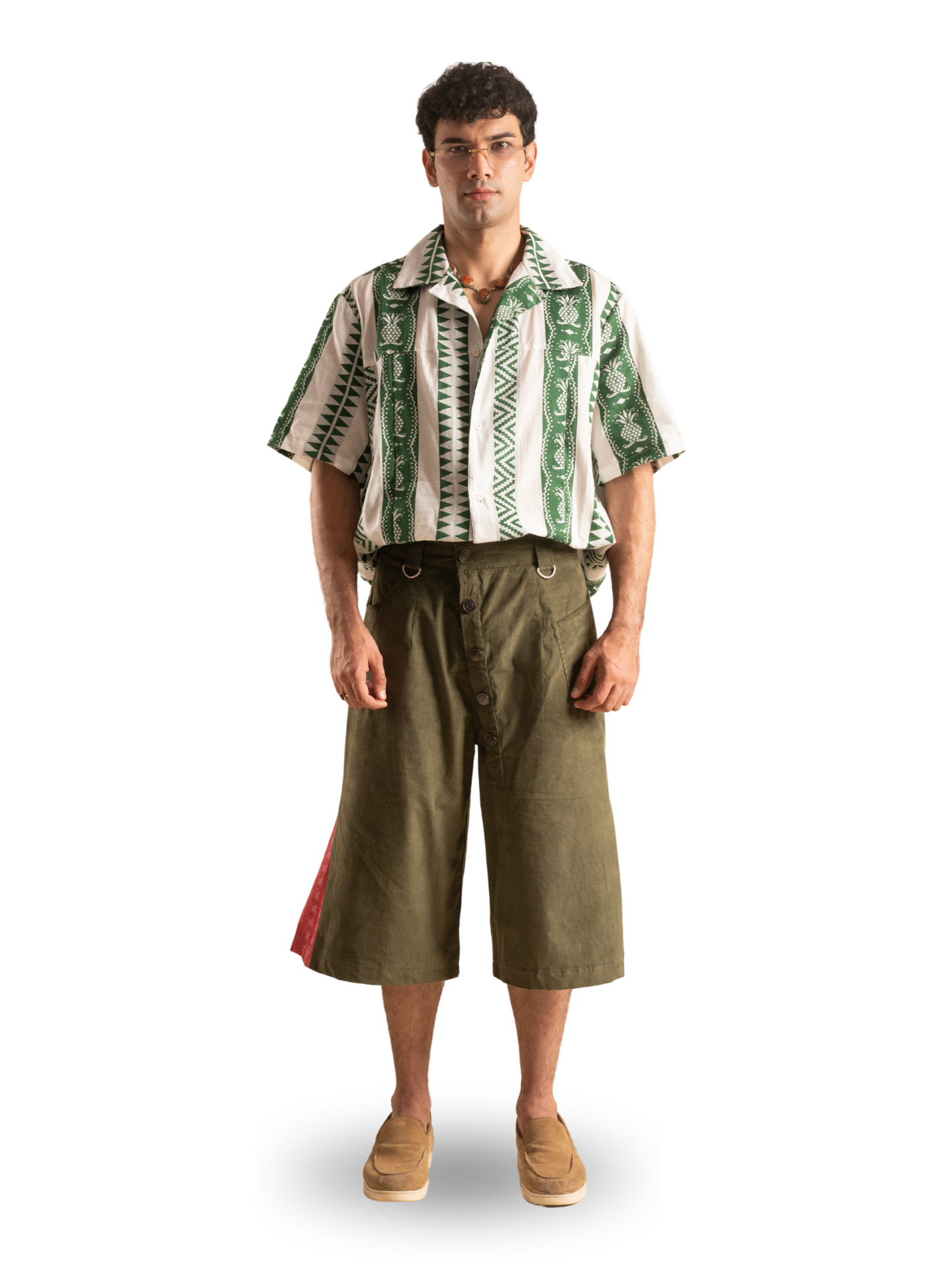 LOOM PINE OPEN COLLARED SHIRT