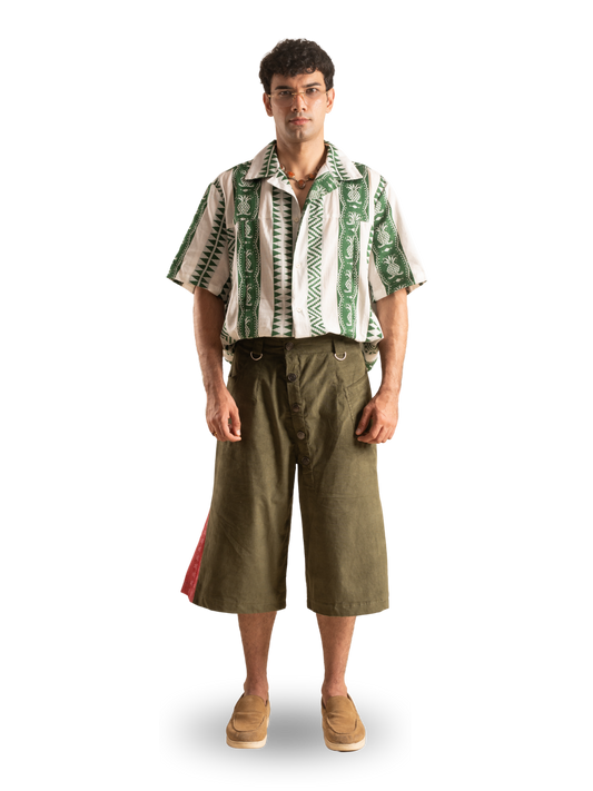 LOOM PINE OPEN COLLARED SHIRT