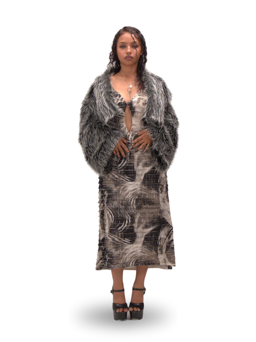 Zebra Slip On Dress