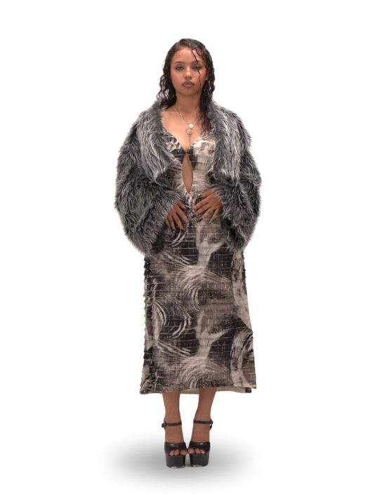 ZEBRA SLIP ON DRESS