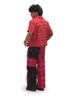 Gradient Red-Black Pants