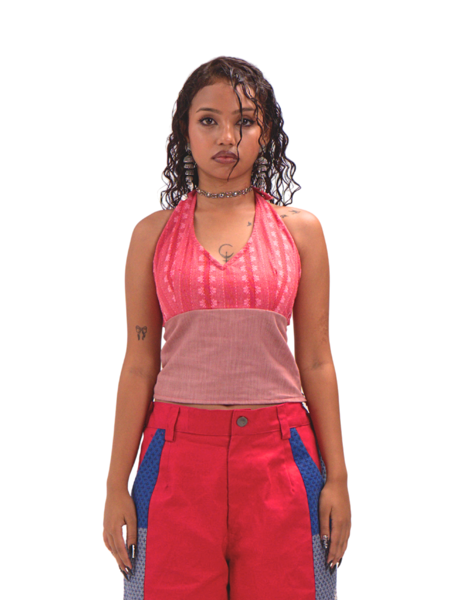 Pink Blush Halter Top