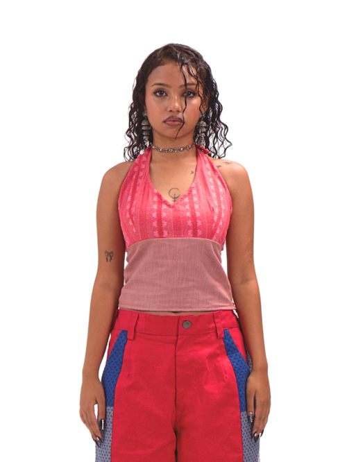 Pink Blush Halter Top