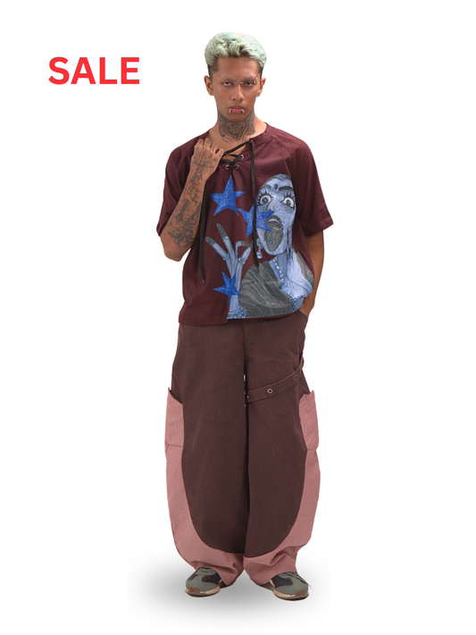 LACE UP “ALTERED” TEE 05                                                                                             BATIKSS01