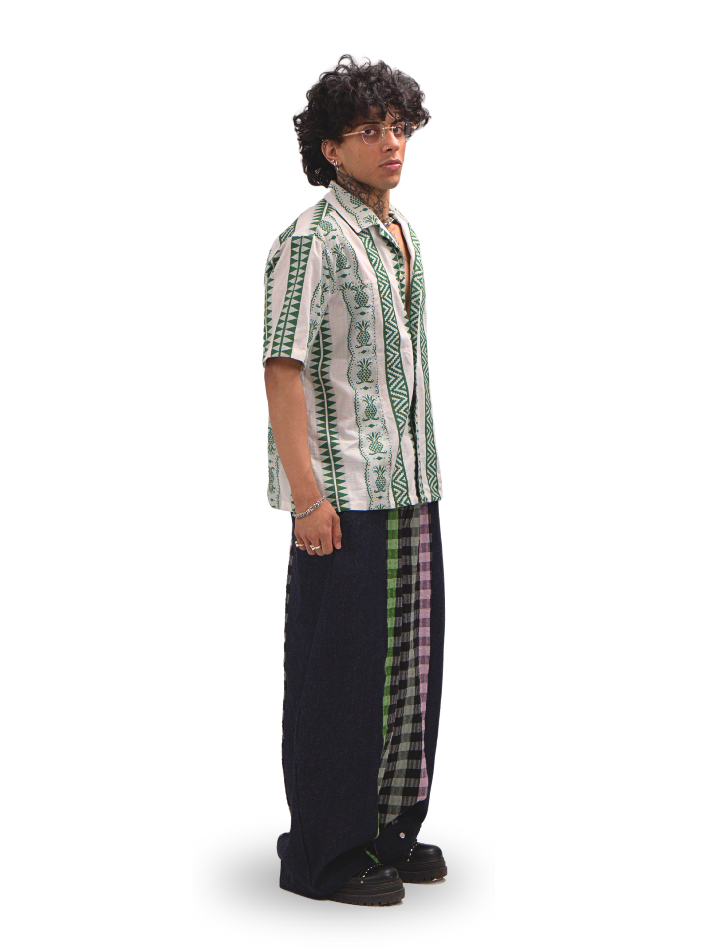LOOM PINE OPEN COLLARED SHIRT