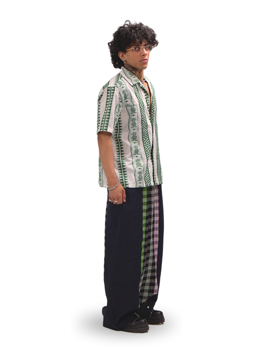 LOOM PINE OPEN COLLARED SHIRT