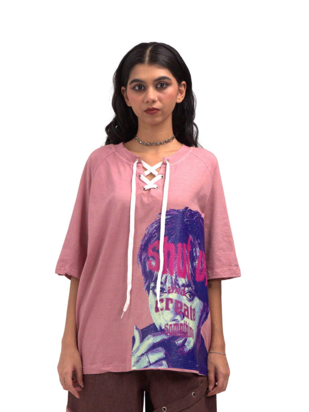 Lace Up "Altered" Tee 03