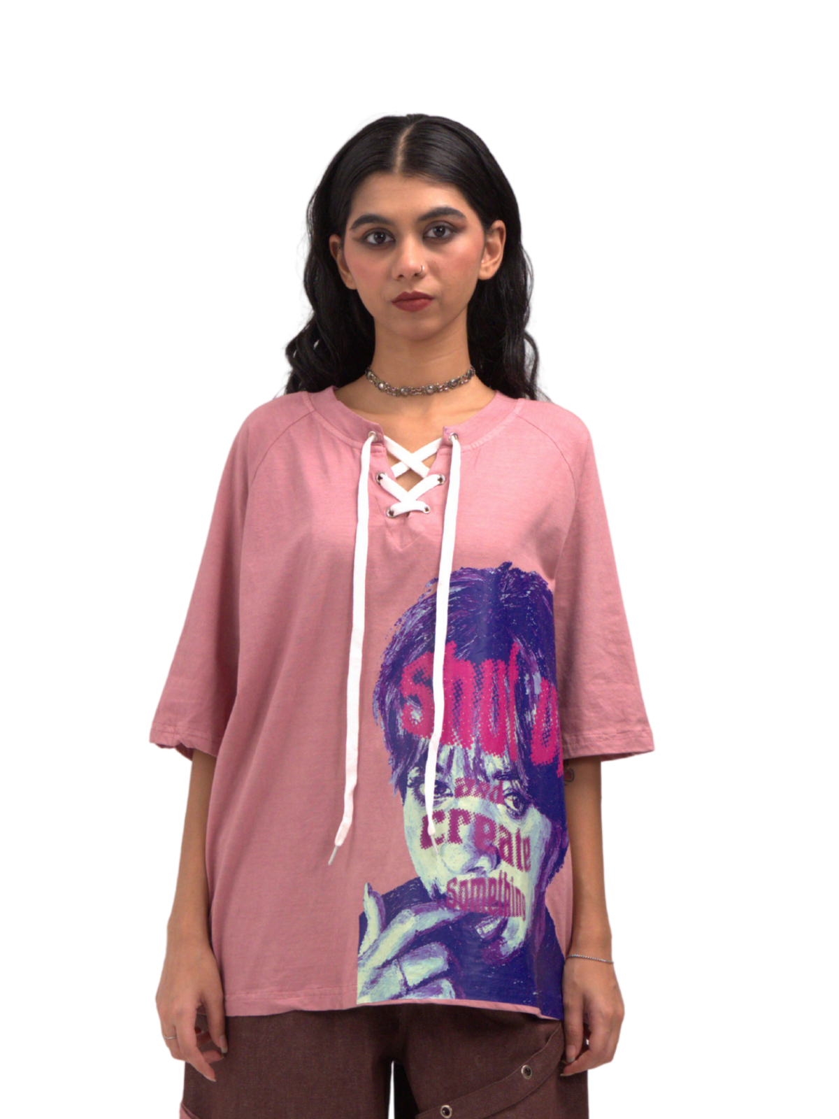 Lace Up "Altered" Tee 03