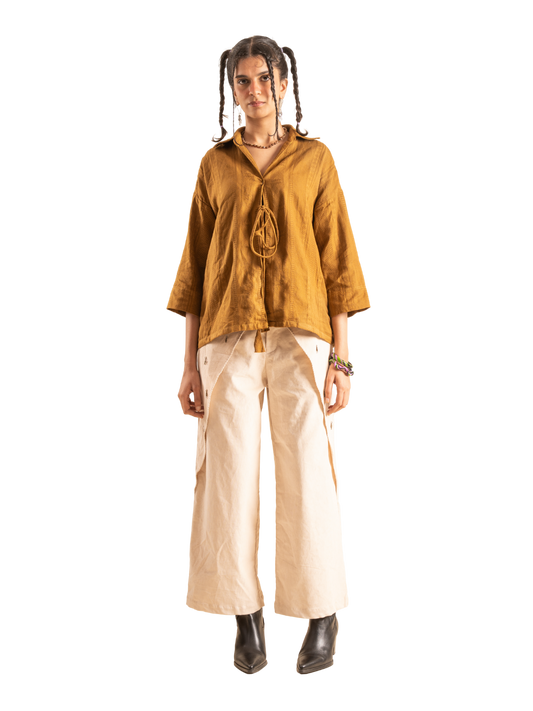 OCHRE OFF-WHITE CORD SET