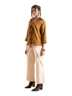 Ochre Off-White Cord Set