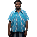Neel Ikat Shirt Detachable Sleeves