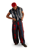 Striped Illusion Pants