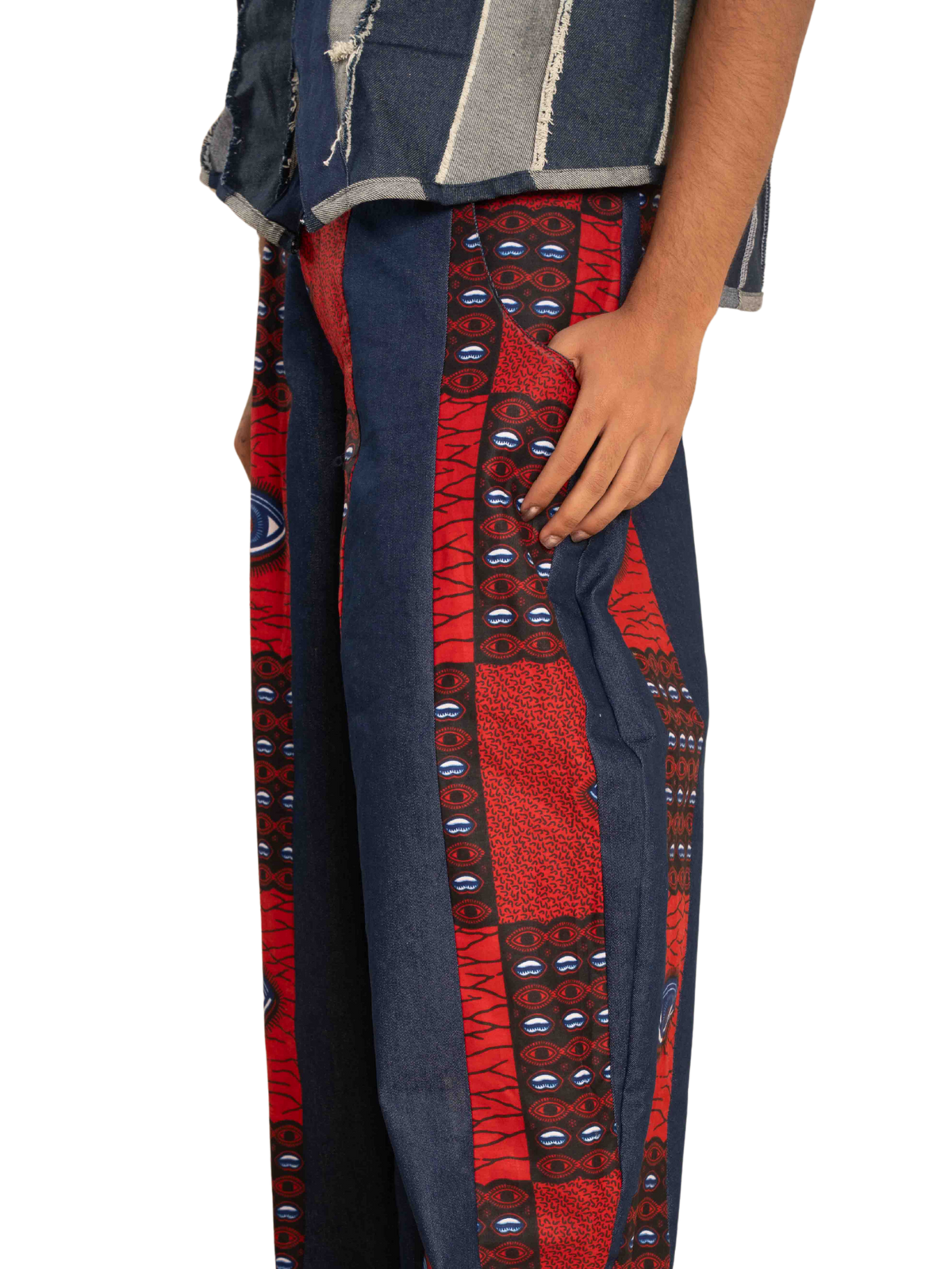Striped Illusion Pants