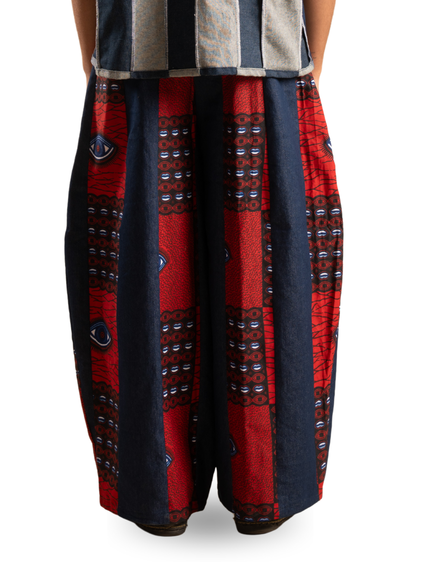 STRIPED ILLUSION PANTS