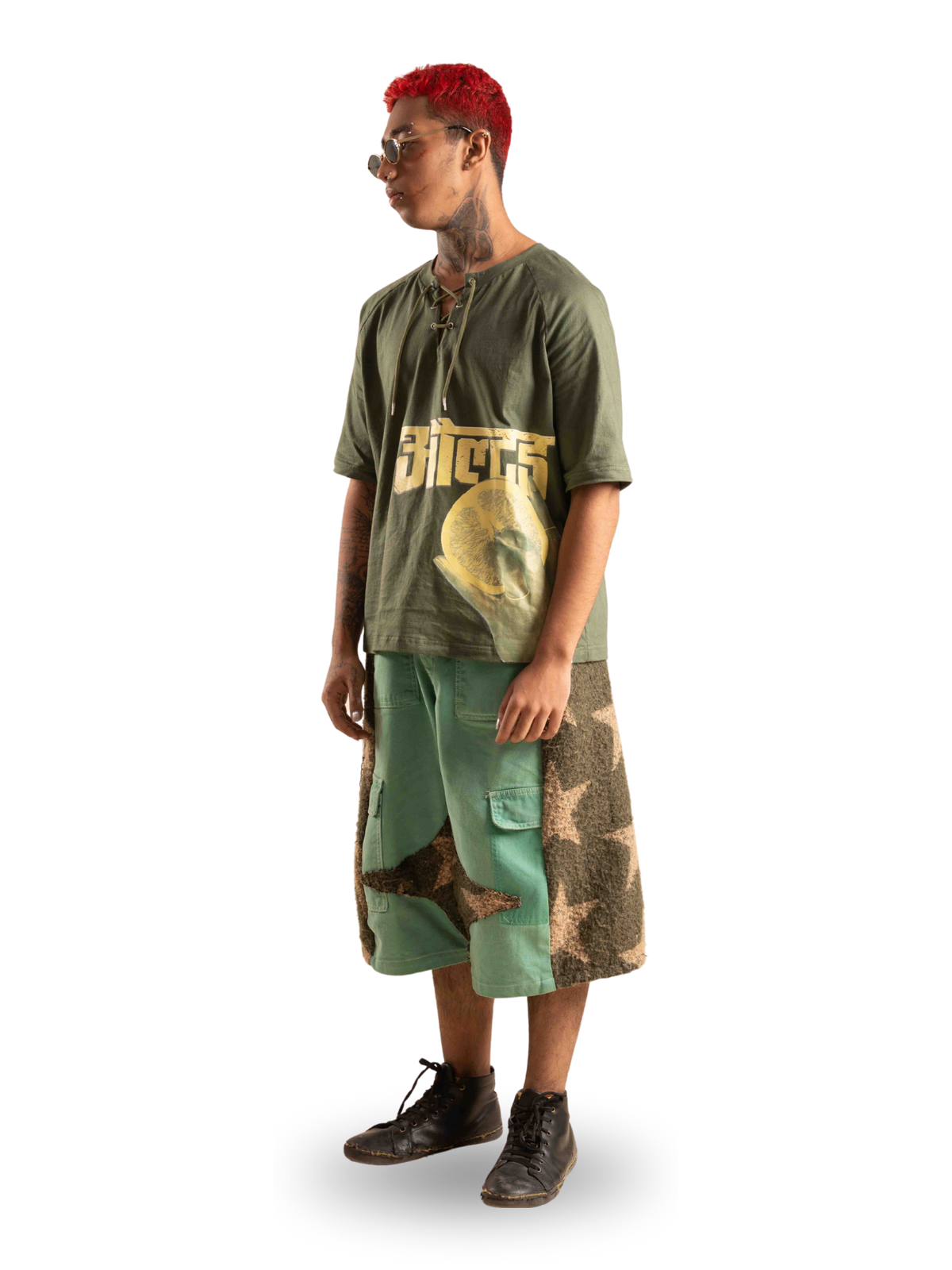 Vintage Camo Star Jorts
