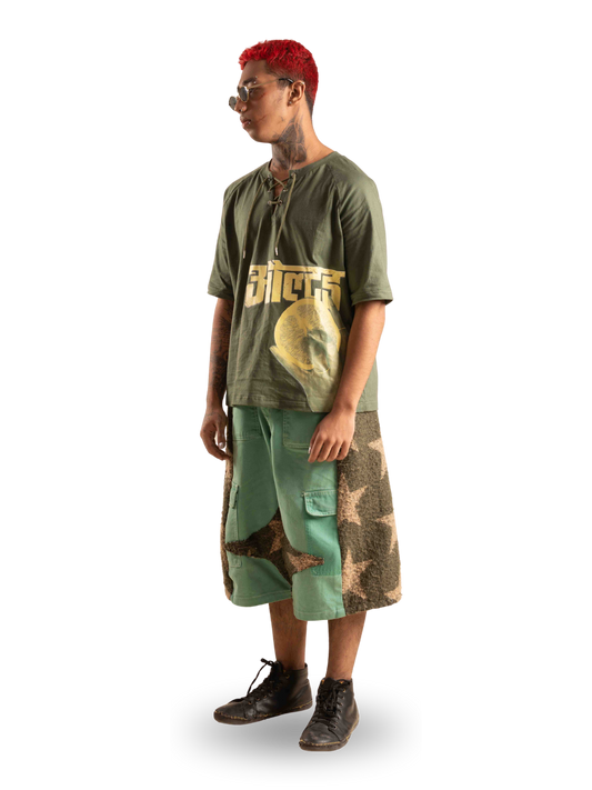VINTAGE CAMO STAR JORTS
