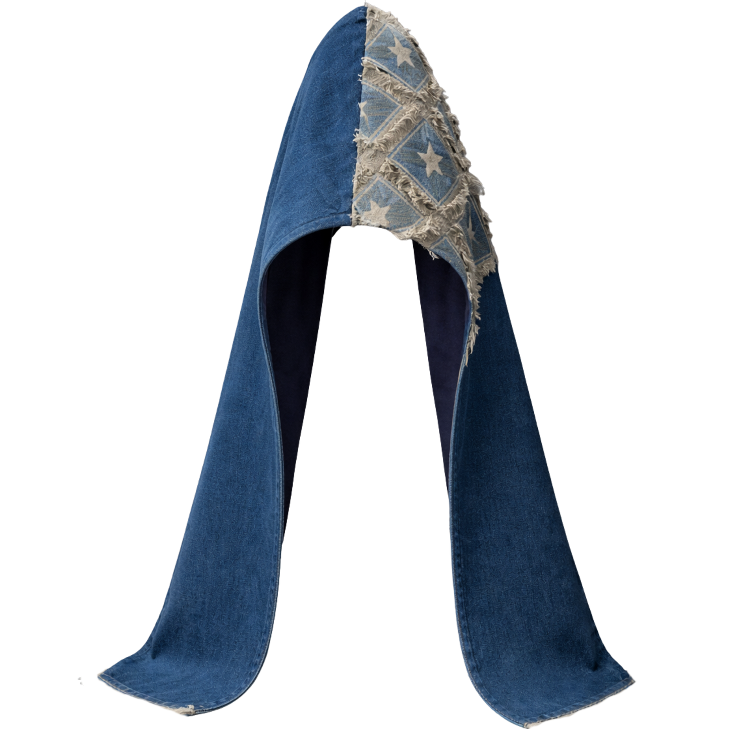 STAR DENIM WRAP HOOD 101