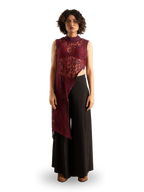 Kurti Sheer Vein