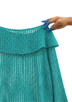 Teal-knit Pullover