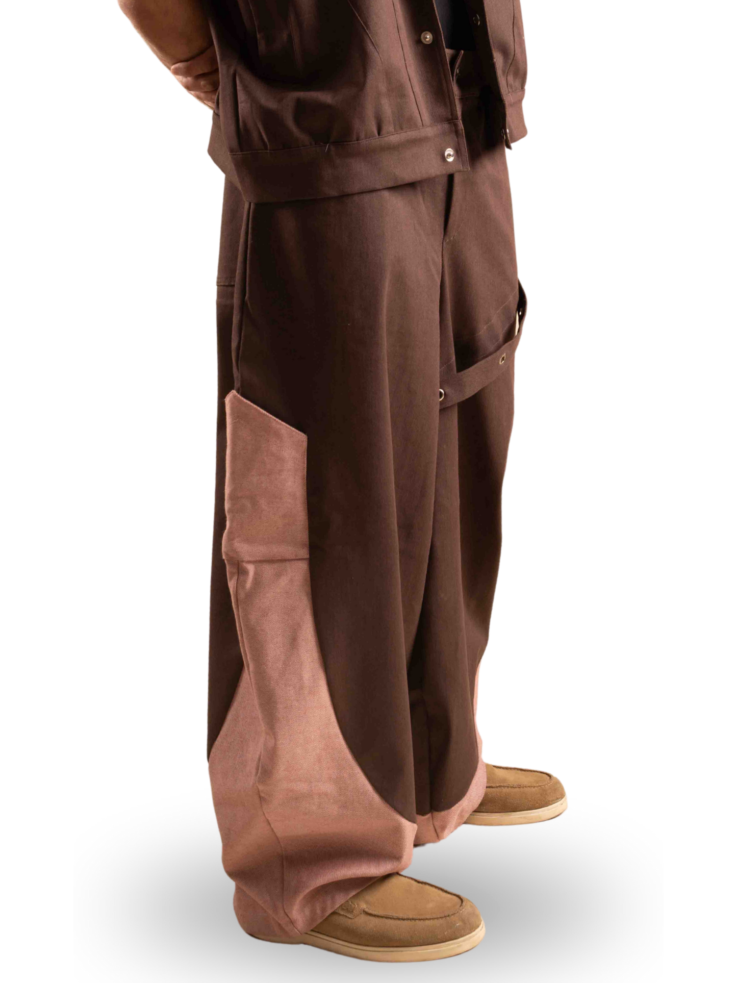 UNISEX TWO TONED BARREL PANTS