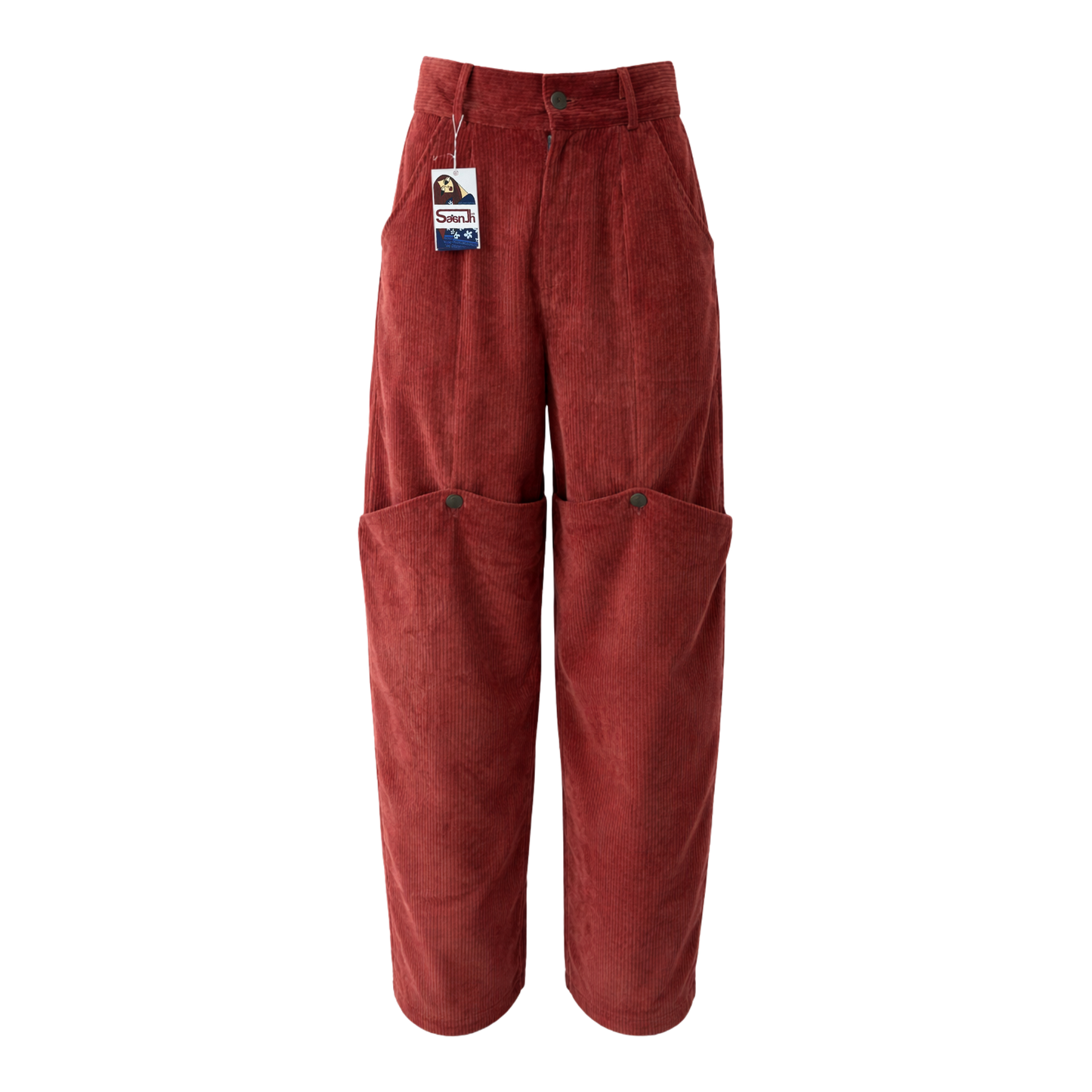 VERSA DETACHABLE PANTS — TERRACOTTA RED