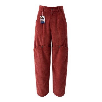 VERSA DETACHABLE PANTS — TERRACOTTA RED